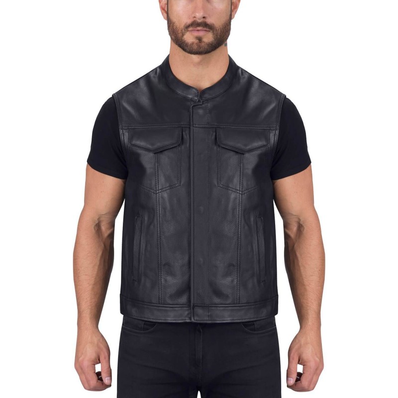 gilet cuir biker style sons of anarchy